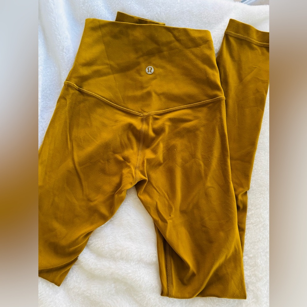 Lululemon Goldenrod Autumn Toned Leggings 0